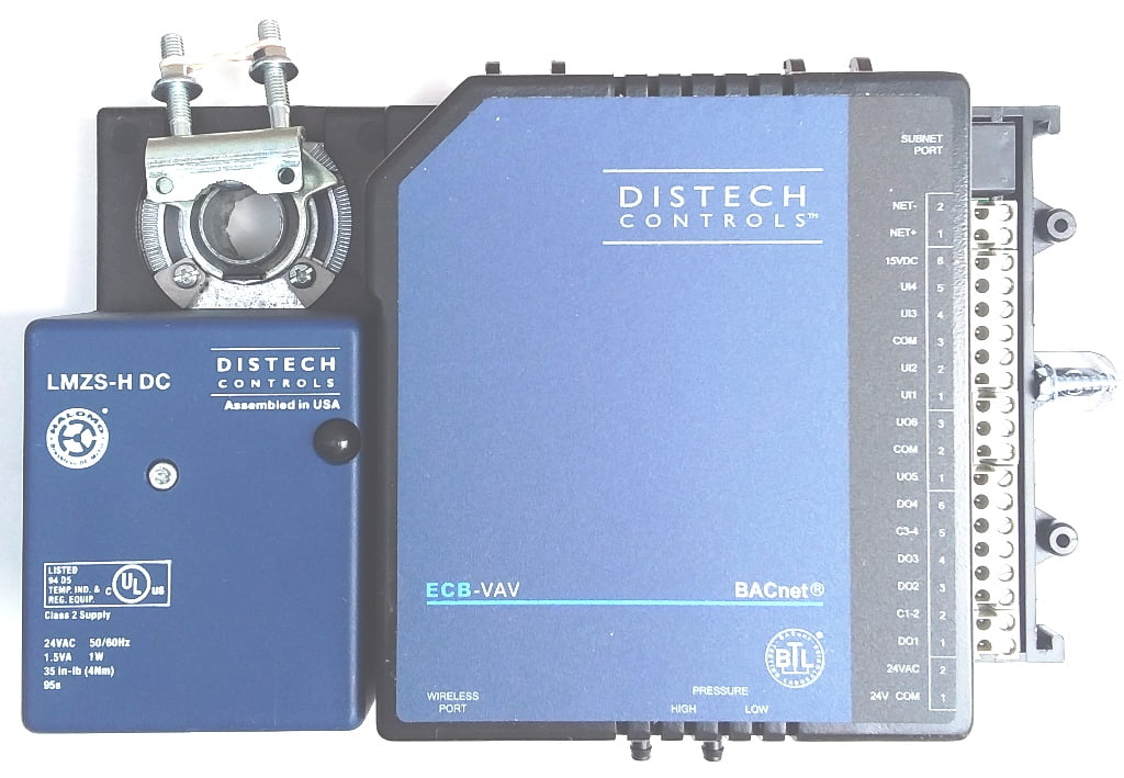 Distech CDIBVAXX01 24V ECBVAV damper actuator control