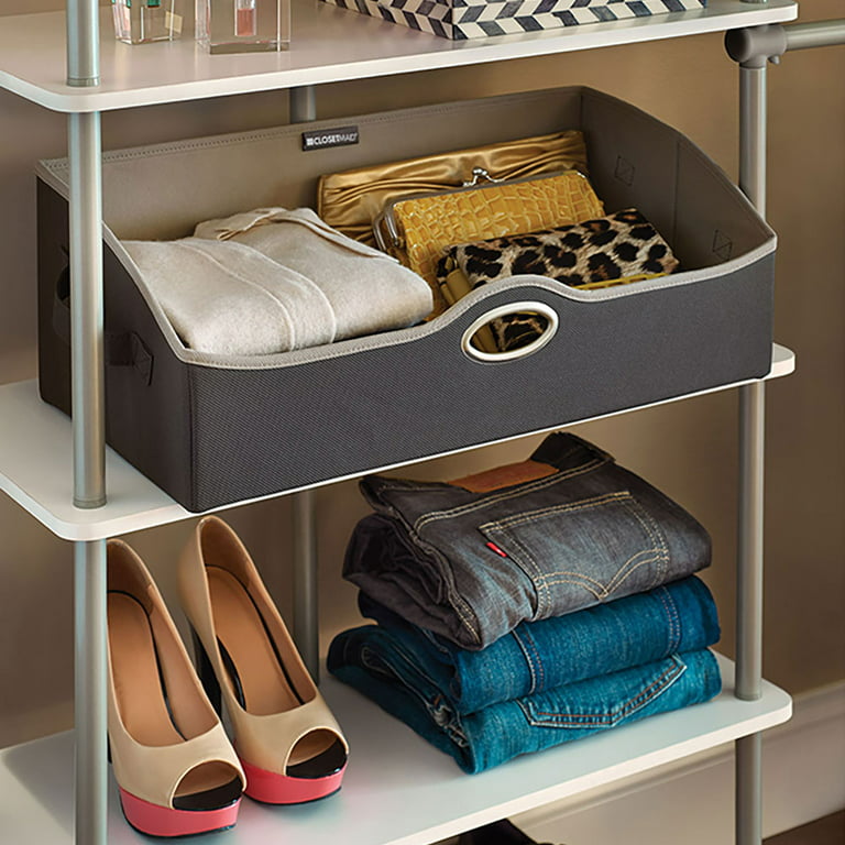 ClosetMaid Fabric Storage Bin, Hanging 8 Shelf Closet Organizer, & Storage  Bag 