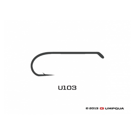 Umpqua U-Series U103 Nymph Tying Hooks 50-pack - Fly (Best Fly Tying Hooks)