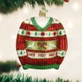 thumbnail image 3 of Old World Christmas Glass Blown Festive Christmas Sweater Ornament, 3 of 4