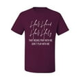 thumbnail image 2 of Half Hood Half Holy Pray With Me Men's Graphic T-Shirt, Maroon, 4XL, 2 of 3