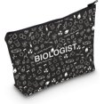 thumbnail image 1 of SDES-Biologist Gift Science Art Biologist Gift Biology Major Gift Zipper Pouch Makeup Bag (Biologist Bag CA), 1 of 4