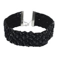 thumbnail image 5 of Metal Sequin Velvet Choker Necklace for Women, Glitter Shiny Sequin Collar Necklace, Easter Gifts, Fashion Statement Jewelry for Party, Prom & Daily Wear, Elegant Neck Decoration Accessory, Black, 5 of 5