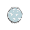 thumbnail image 1 of Origa Pigeon Geometric Shape Hand Compact Mirror Round Portable Pocket Glass, 1 of 3