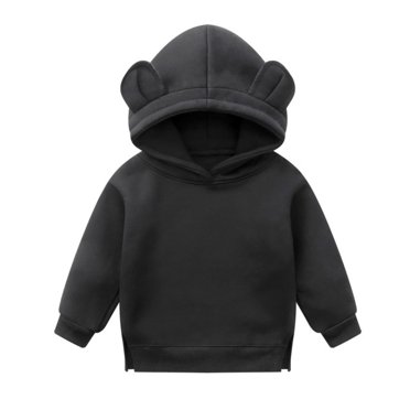 AAMILIFE Girls Cute Pullover Hoodies Thicken Fleece Sweatshirt Children's Top