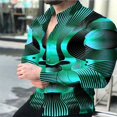 thumbnail image 1 of Camisas para hombre con estampado gráfico HD creativo dorado y morado de manga larga, suave y cómoda, impresionante impresión digital 3D, tallas s-6XL, 1 of 6