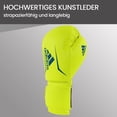 thumbnail image 2 of adidas FLX 3.0 Speed 50 Boxing & Kickboxing Gloves for Women and Men for Light Sparring, Training, Gym, Punching, Fitness and Heavy Bags. 10oz ,Solar Yellow, Dark Blue, 2 of 8