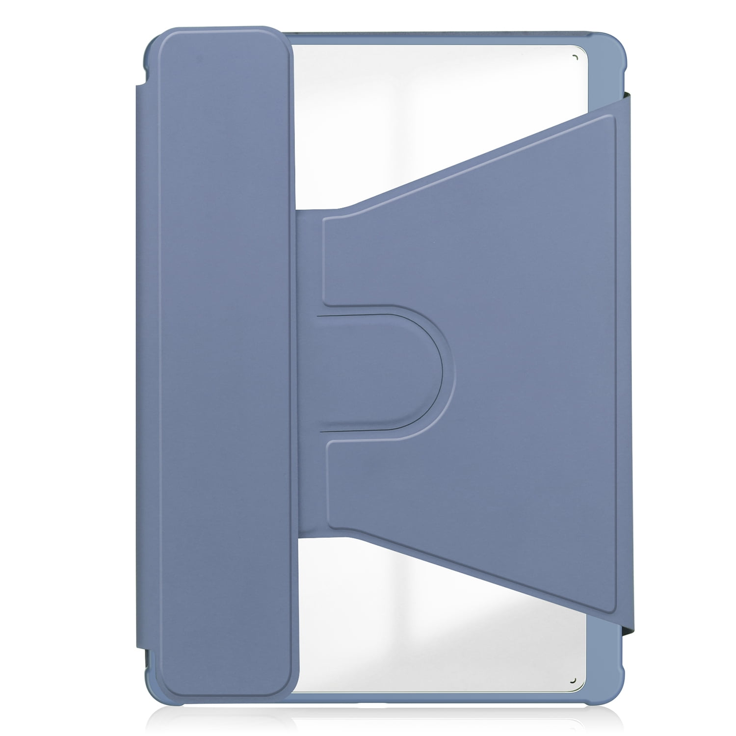 Allytechgroup iPad Pro 11 M4 2024 Case with Pencil Holder, Premium PU Leather Multi Angle Viewing Stand Anti-Scratch Auto Sleep Wake Tablet Case for Apple iPad Pro 11 Inch 2024, Purple