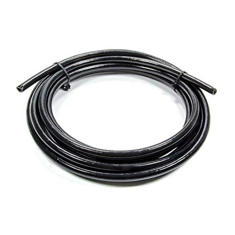 Fragola 4an PTFE Hose w/Black Cover 20' 602024 Fragola 4an PTFE Hose w/Black Cover 20' 602024