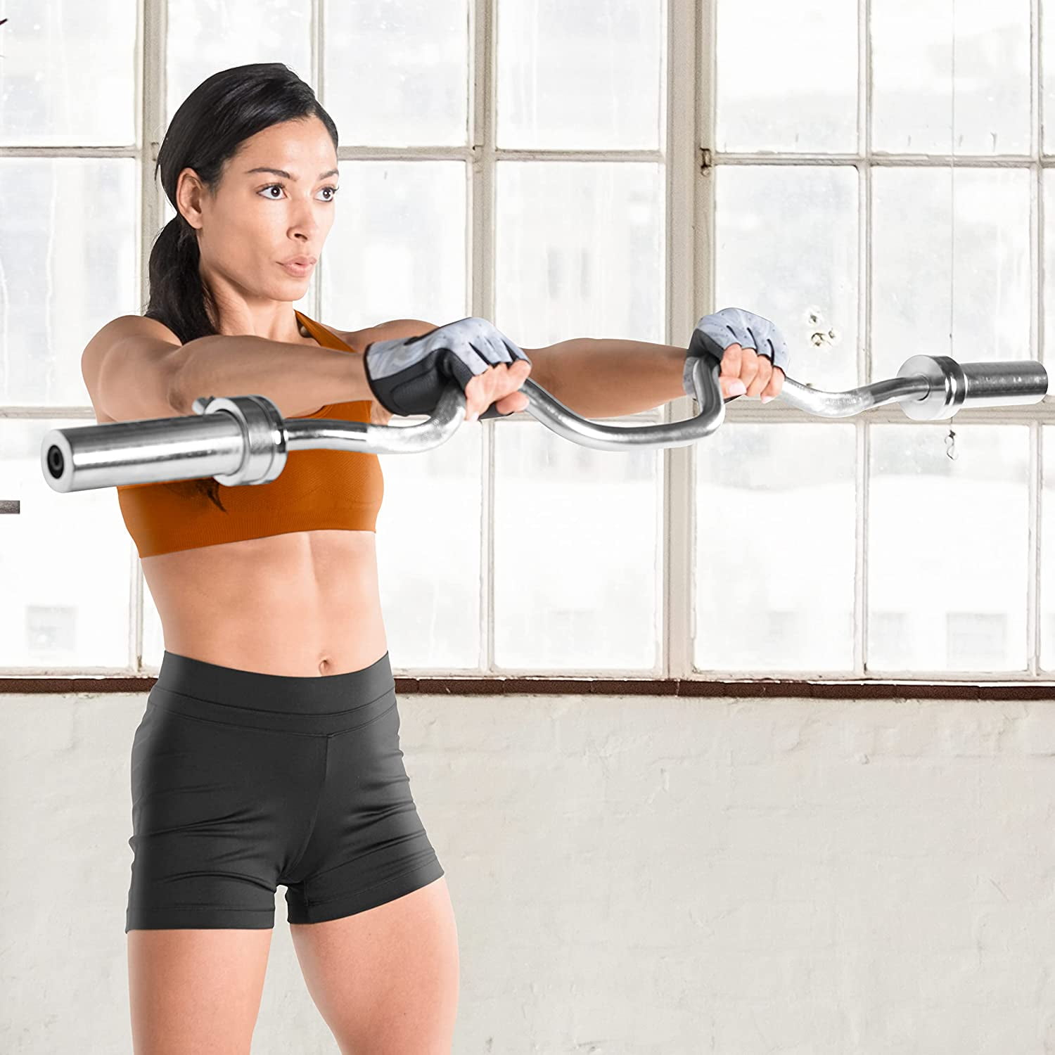 48-Inch  Curl  Barbell for 2-Inch Weight Plates | Multiple Options