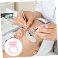 thumbnail image 2 of 200pcs False Eyelash Glue Holder Glue Rings for Eyelash Extensions Lash Glue Rings Glue Holder for Eyelash Extensions Eyelashes with Glue Tattoo Rings Cups Eyelash Glue Cup Make up, 2 of 5