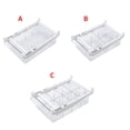 thumbnail image 4 of Wosthever Contenedores de almacenamiento de plástico Cajón Organizador Cajas Caja de plástico Almacenamiento Huevo Refrigerador Organizador Organizadores de utensilios de cocina 8 Zellen, 4 of 6