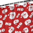 thumbnail image 3 of Red Christmas Santa Pattern Shower Curtain 72"x72" ,Bathroom Decorative Shower Curtains Set with 12 Hooks,Modern Waterproof Washable Shower Curtain, 3 of 6