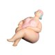 thumbnail image 5 of Figura de mujer playera decorativa de mesa, coleccionable, hecha a mano, estatua artesanal de resina. Rosa, 5 of 8