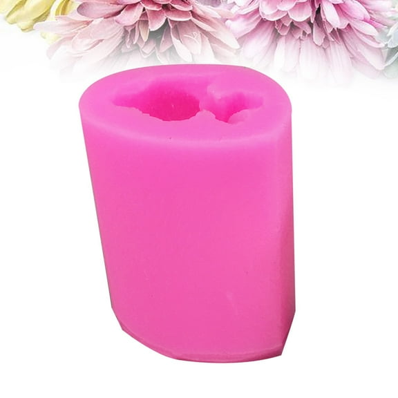 WRITWAA Rosy Silicone Cat Mold for Soap Making, Candle Crafting, and Home Decor Small Size