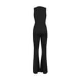 thumbnail image 5 of Liacowi Women Sexy Scoop Neck Sleeveless Bodycon Jumpsuits Tank Yoga Workout Rompers Playsuits, 5 of 7