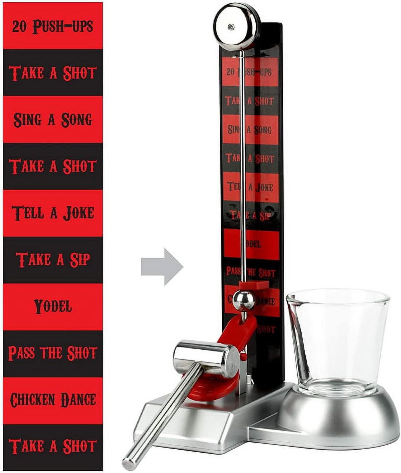 Barbuzzo Original Spin the Shot – Fun Adult Drinking Games, Includes 2  Ounce Shot Glass