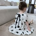 thumbnail image 6 of Flower Girl's Wedding Dress Short Sleeve Tulle Summer Vintage Dresses, 6 of 7
