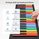 thumbnail image 3 of POGOLAB Piano con teclado enrollable de 49 teclas, teclado de piano plegable eléctrico digital portátil, recargable, 8 tonos, 6 canciones de demostración educativas, para regalo para principiantes (ar, 3 of 5