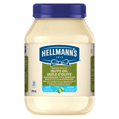 Hellmann's Light Olive Oil Mayonnaise, 890mL/30oz