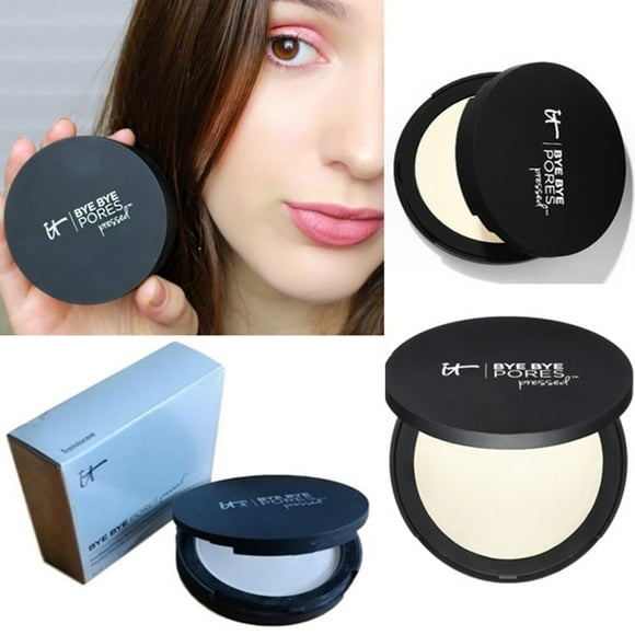 IT Cosmetics Bye Bye Pores Pressed Powder Face Poreless Finish Airbrush Setting Powder Makeup Face Powder 0.31 oz