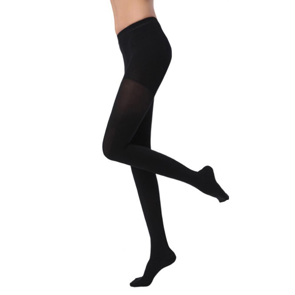 LYUMO Men & Women Compression Stockings Thigh High Close Toe Pantyhose ...
