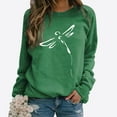 thumbnail image 1 of EQWLJWE Chandails d'Automne pour Femmes Chandails Décontractés à Manches Longues Col Rond Imprimé Libellule Poitrine Chandails Amples Hauts Chandails d'Halloween pour Femmes, 1 of 8
