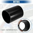 thumbnail image 3 of 5" ID 6" Length 4-Ply Reinforced High Temp Straight Coupler Silicone Reducer Hose Black for Car, 3 of 6