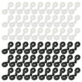thumbnail image 2 of 100-Pack Shade Cloth Clips, Heavy-Duty Plastic Fasteners for Garden Netting/Canopy Installation, 2 of 2