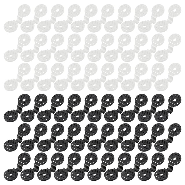 Shade Cloth Heavy Duty Lock Grip, Round Plastic Black Clips For Sun Shade Net Shade Cloth Plastic Netting Clips Mesh Clip Shade Fabric Accessories For
