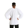 thumbnail image 3 of White Renaissance Peasant Shirt for Men, 3 of 3