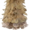thumbnail image 5 of Small Layered Feathers Cone Tree Christmas Tabletop Decoration - 15.75", 5 of 7