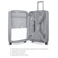 thumbnail image 2 of iFLY Fibertech 3.0 Matte Expandable Hardside Spinner 2-Piece Luggage Set, 20" Carry-On & 28" Checked Suitcase, Ash Gray, 2 of 8