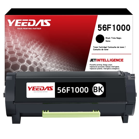 56F1000 Toner Cartridge Replacement for Lexmark MS321 421 521 621 622 MX321 421 521 522 622 Laser Printer(1 Pack)
