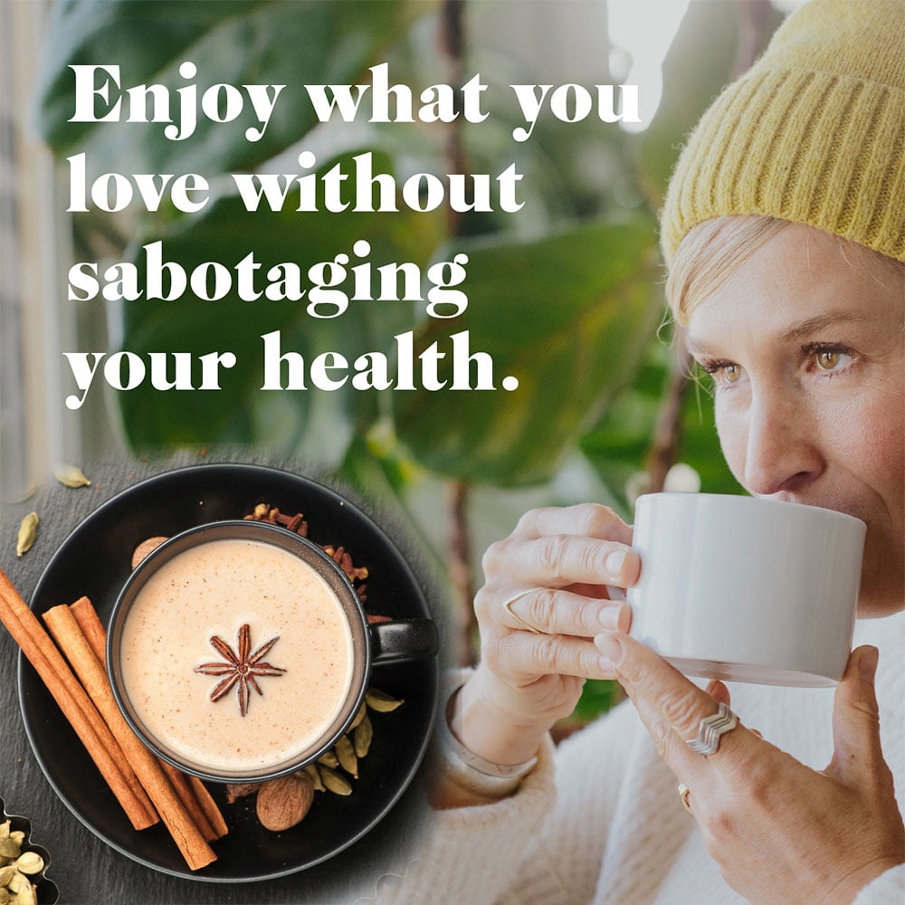 5 SPARROWS Healthy Sugar-Free Spiced Chai Tea Latte Powder - Stevia-Sweetened, Zero Sugar Creamer for Dirty Chai - Keto-Friendly Flavored Coffee Drink Mix, 40oz (2.5lb)