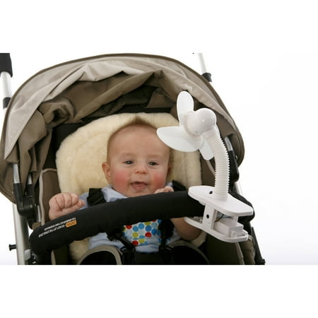 DREAMBABY SOFT FOAM BLADES WHITE STROLLER FAN