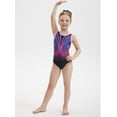 thumbnail image 3 of Asoul Gymnastics Leotards for Girls Dance Unitards Shorts Outfits Activewear,3-piece Sets, 3 of 7