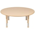 thumbnail image 6 of Flash Furniture Wren Round Plastic Activity Table, Natural, 6 of 10