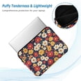 thumbnail image 2 of FORMRS 13-13.3 inch Laptop Sleeve Case Soft Carrying Quilted Computer Bag Cover, Red Floral, 2 of 7