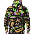 thumbnail image 7 of Cauagu Mardi Gras3 for Men's Pullover Hooded Sweatshirt Athletic Casual Hoodie Aautumn Hoodie Sweatshirt for Men Pullover Casual Hooded Sweatshirt-Large, 7 of 7