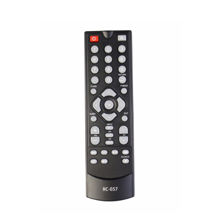 New Replace RC-057 Remote Control Compatible with Coby TV LEDVD1596 TFTV2425 LEDTV3226 LEDTV5536