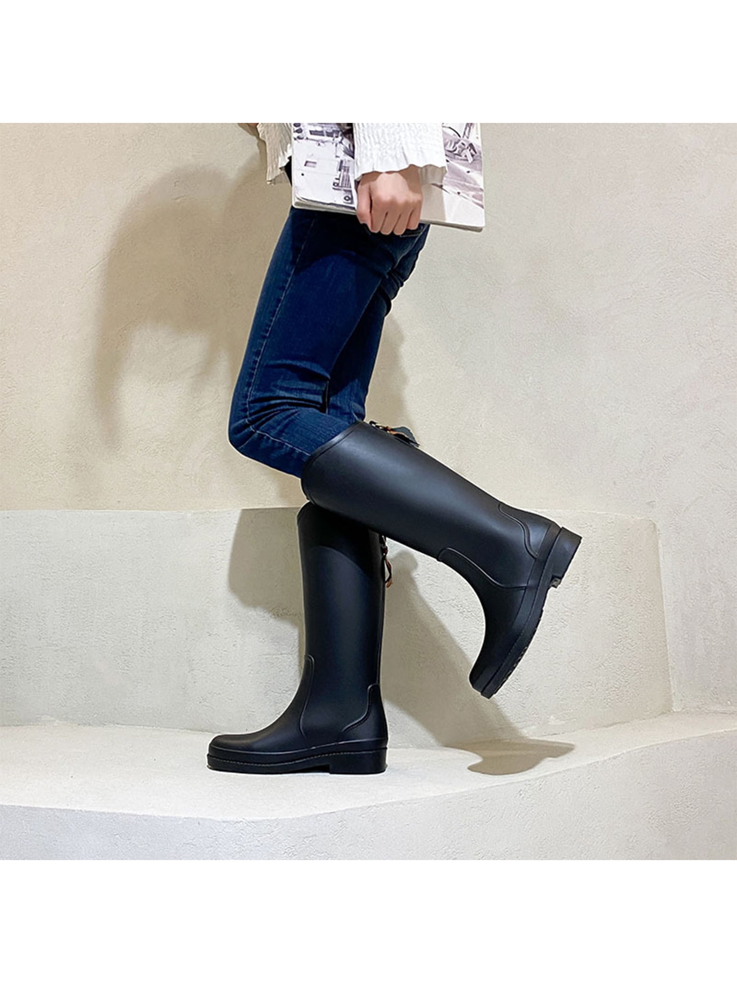 Bottes En Caoutchouc Courtes Pour Homme - Imperméables, Antidérapantes, Légères, Idéales Jardin, Pluie Ou Travaux (taille Unique Homme) - 6
