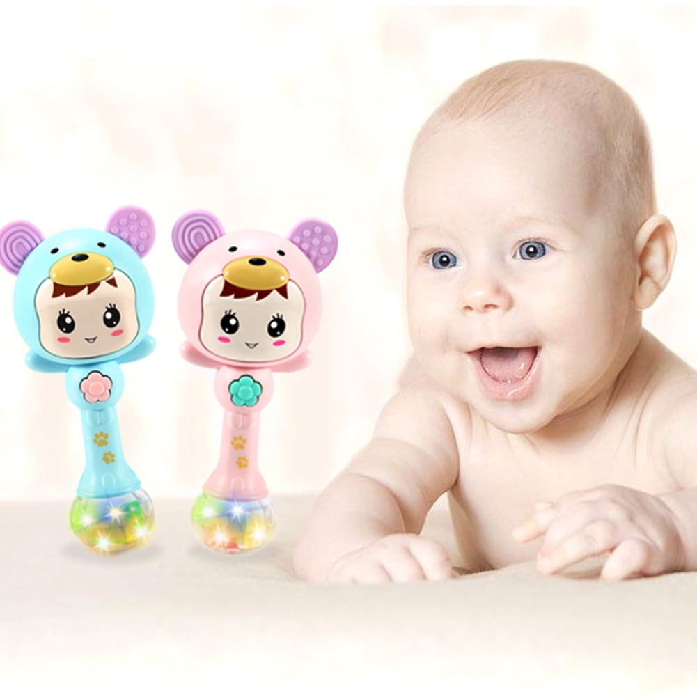 Cartoon Infant Baby Bell Rattles Newborns Toys Hand Toy Children Music Toy