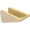 thumbnail image 5 of 5"W x 10"D x 5"H Wide Concord Rough Cedar Woodgrain TimberThane Corbel, Primed Tan, 5 of 6