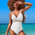 thumbnail image 2 of LYMAYTER Women's Spa One-piece Swimsuit Solid Color Swimwear Mesh Bathing Suit S-XL, 2 of 6
