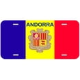 thumbnail image 1 of Andorra Flag With Country Name Novelty Car Auto License Plate, 1 of 3