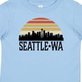 thumbnail image 4 of Inktastic Seattle Washington Skyline Sunset Boys or Girls Baby T-Shirt, 4 of 5