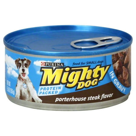 Mighty Dog Porterhouse Steak Flavor in Savory Sauce 24/5.5 oz.