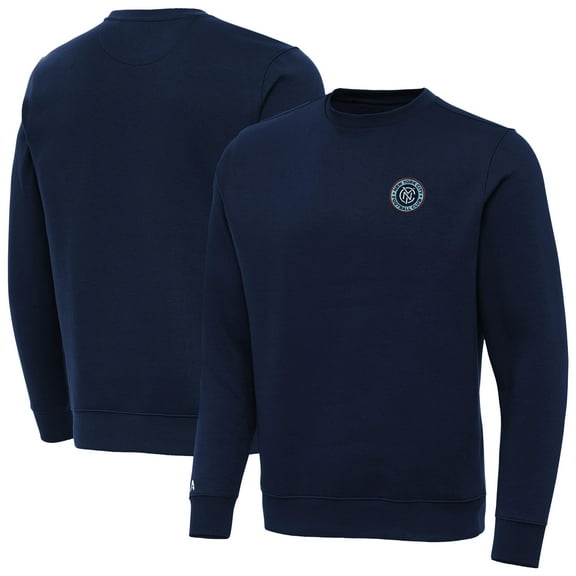 Men's Antigua Navy New York City FC Big & Tall Victory Pullover Sweatshirt