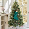 thumbnail image 5 of Clearance Under $3 Velvet Christmas Stocking with Large Bow for Mantel and Tree Decor, 5 of 5
